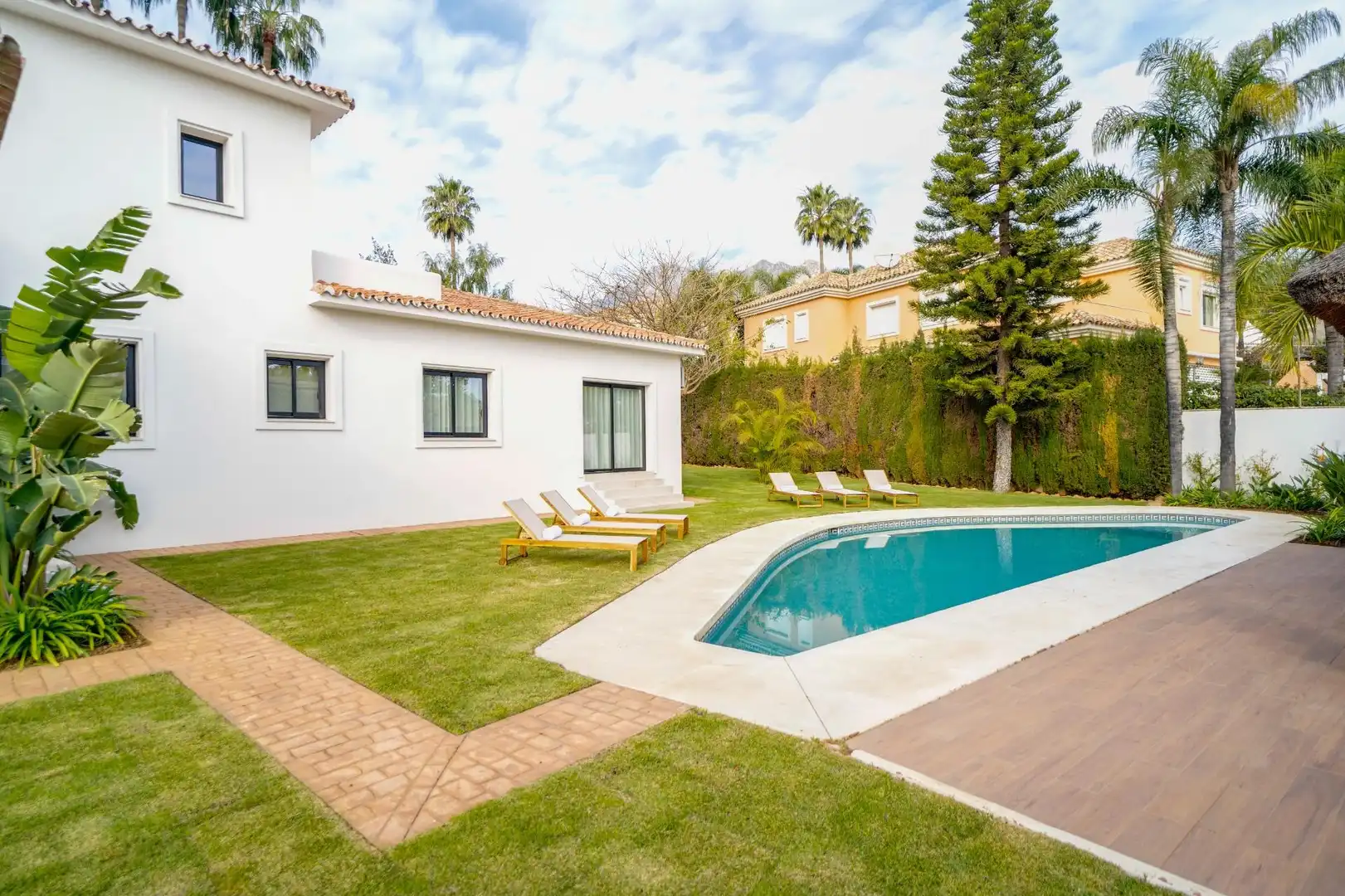 Jardín de Casa o chalet en venta en Marbella con Aire acondicionado, Jardín privado y Terraza