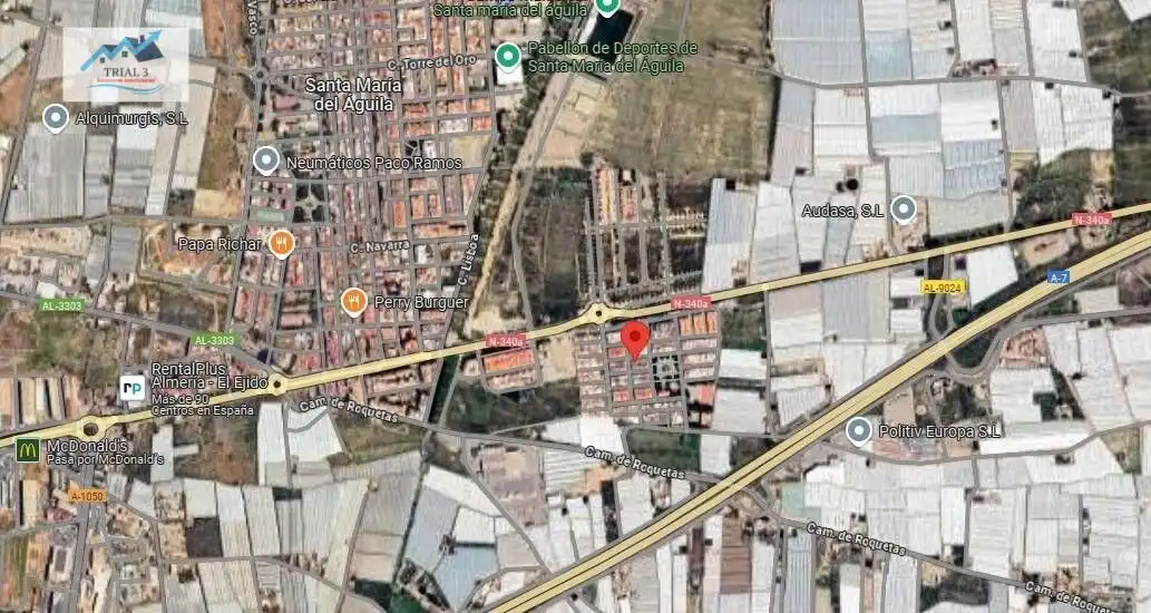 Vista exterior de Casa adosada en venda en El Ejido