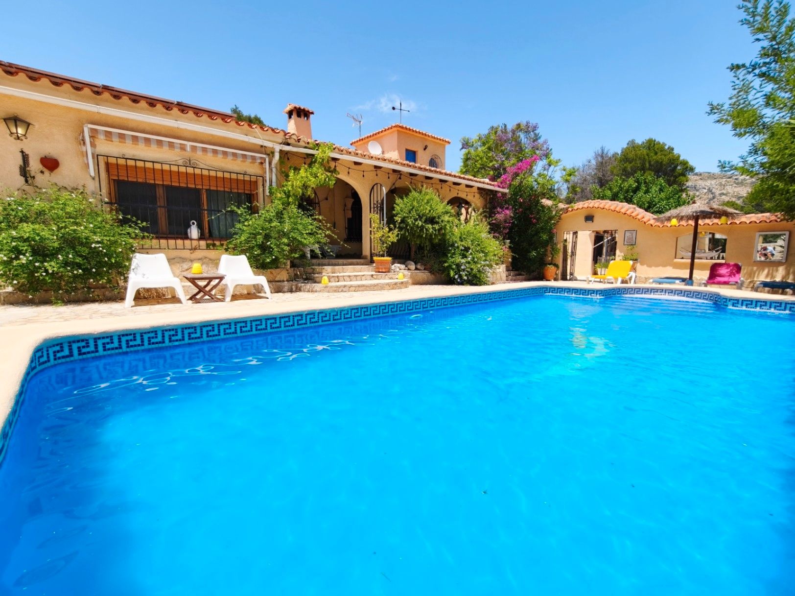 Piscina de Finca rústica en venda en Castell de Castells amb Aire condicionat, Calefacció i Jardí privat