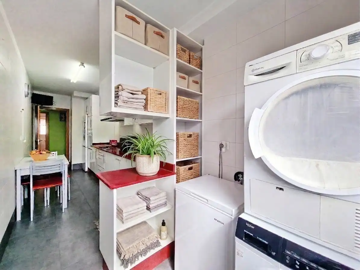 Kitchen of Flat for sale in Cambre   with Heating, Parquet flooring and Storage room