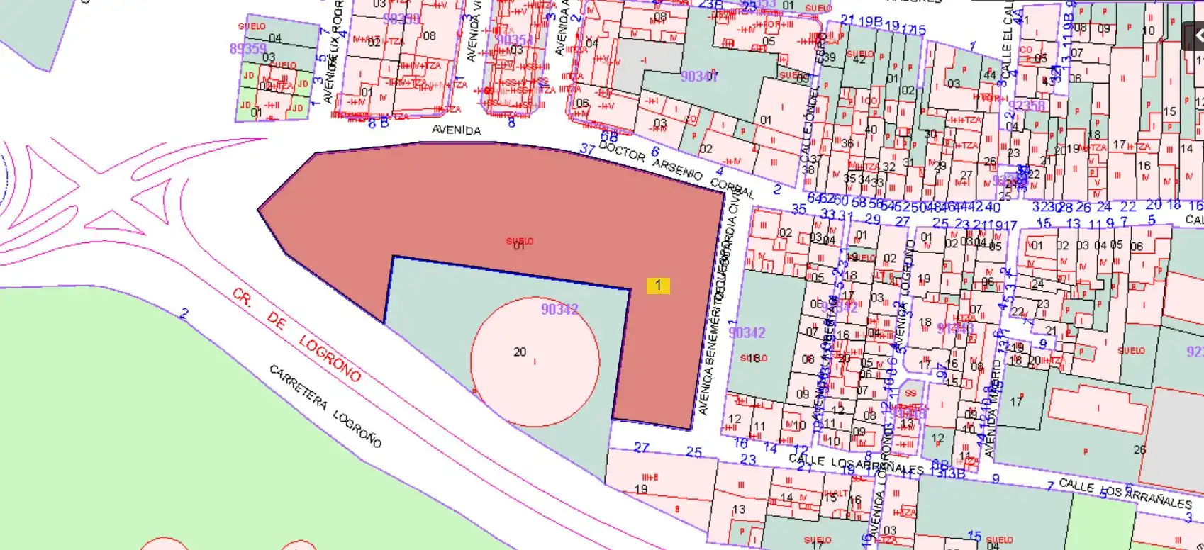 Terreno en venta en Cenicero