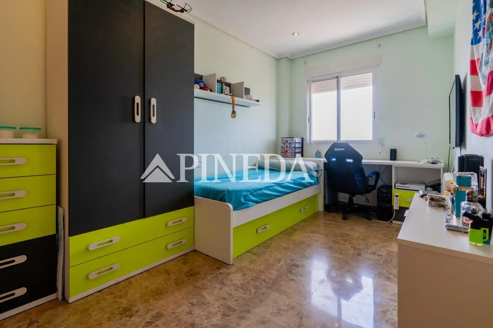 Bedroom of Flat for sale in Puçol  with Air Conditioner and Balcony