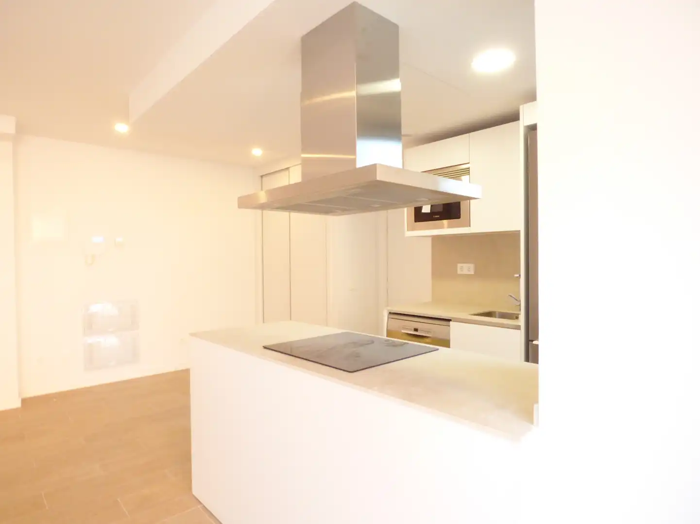 Kitchen of Flat for rent in Madrid  with Air Conditioner, Heating and Private garden