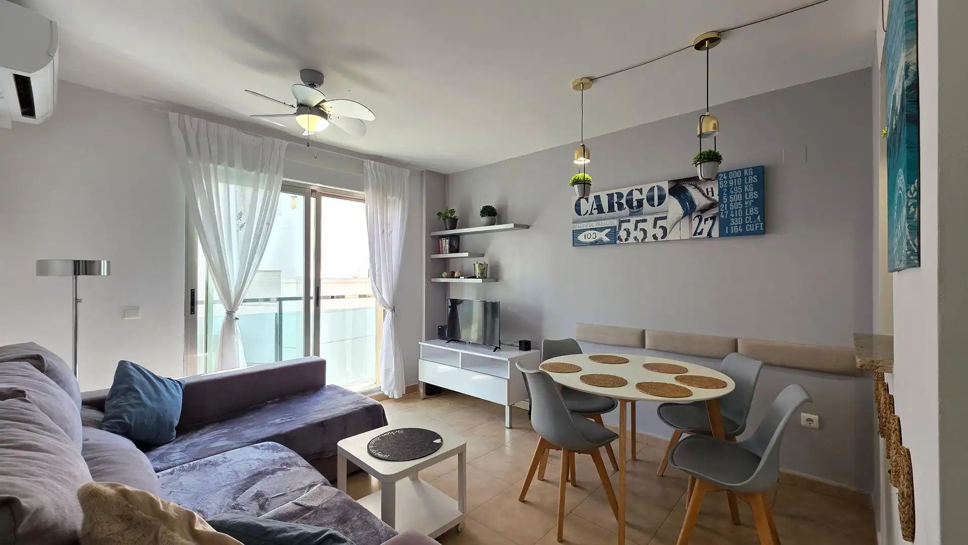 Sala de estar de Piso en venta en Grau de Gandia - Venecia - Marenys de Rafalcaid
