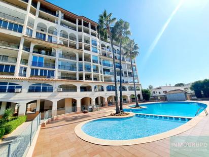 Exterior view of Flat for sale in Benicasim / Benicàssim  with Air Conditioner, Terrace and Swimming Pool