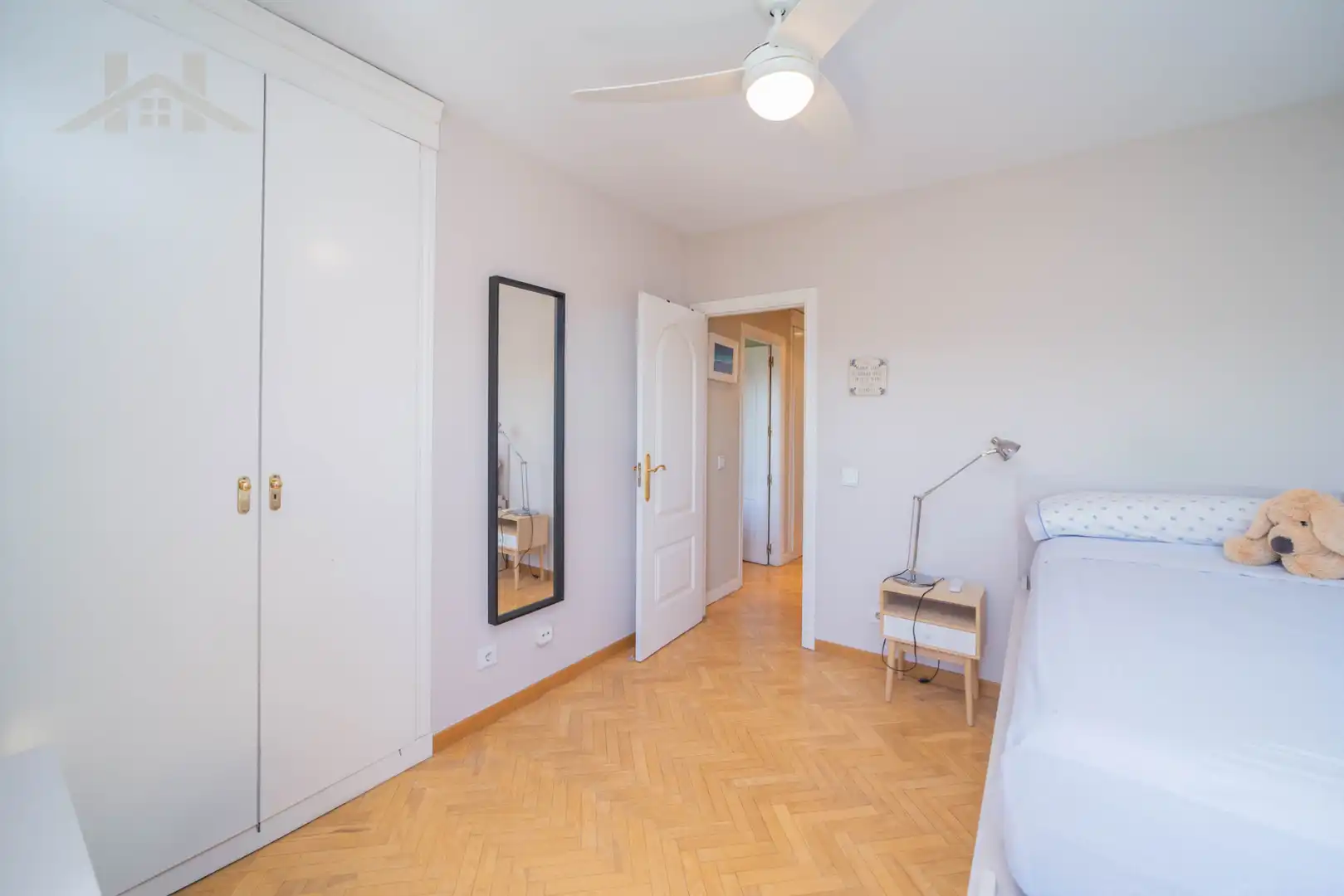 Schlafzimmer von Wohnung zum Verkauf in Alcobendas mit Klimaanlage, Heizung und Parkett