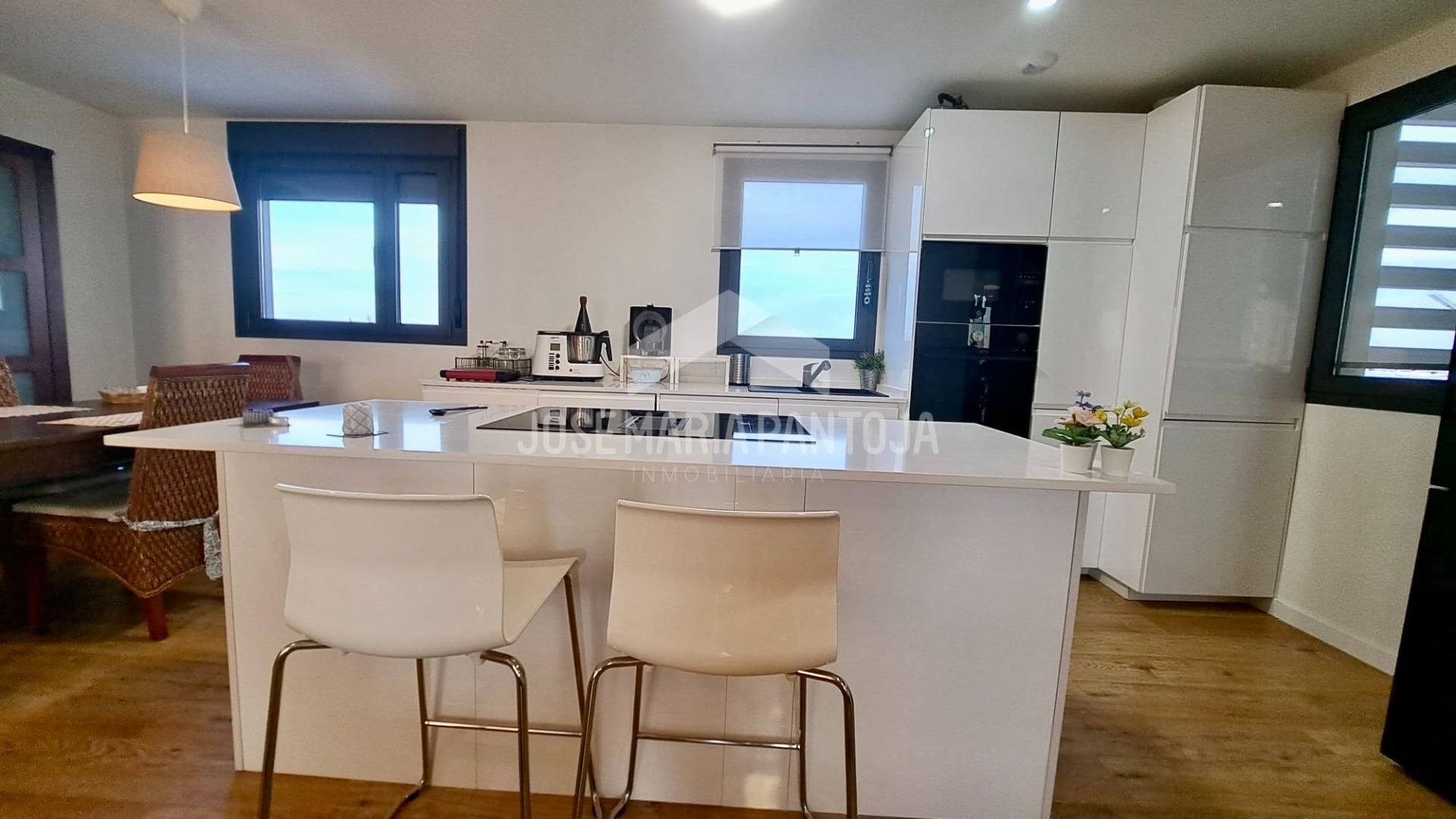 Kitchen of Flat for sale in Jerez de la Frontera  with Air Conditioner, Parquet flooring and Furnished