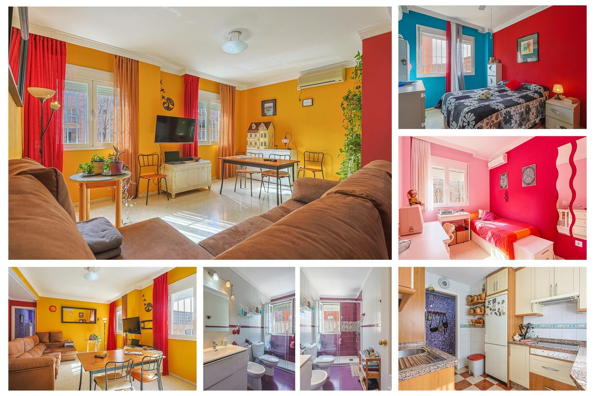 Vista exterior de Pis en venda en  Sevilla Capital amb Aire condicionat