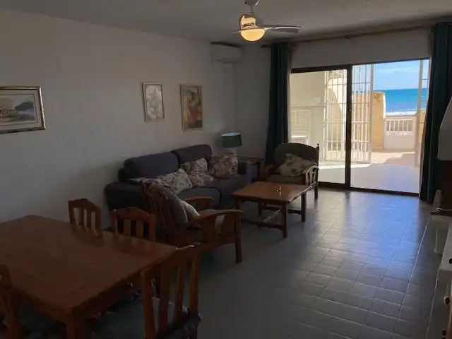 Sala de estar de Apartamento en venta en Roquetas de Mar con Aire acondicionado y Piscina comunitaria
