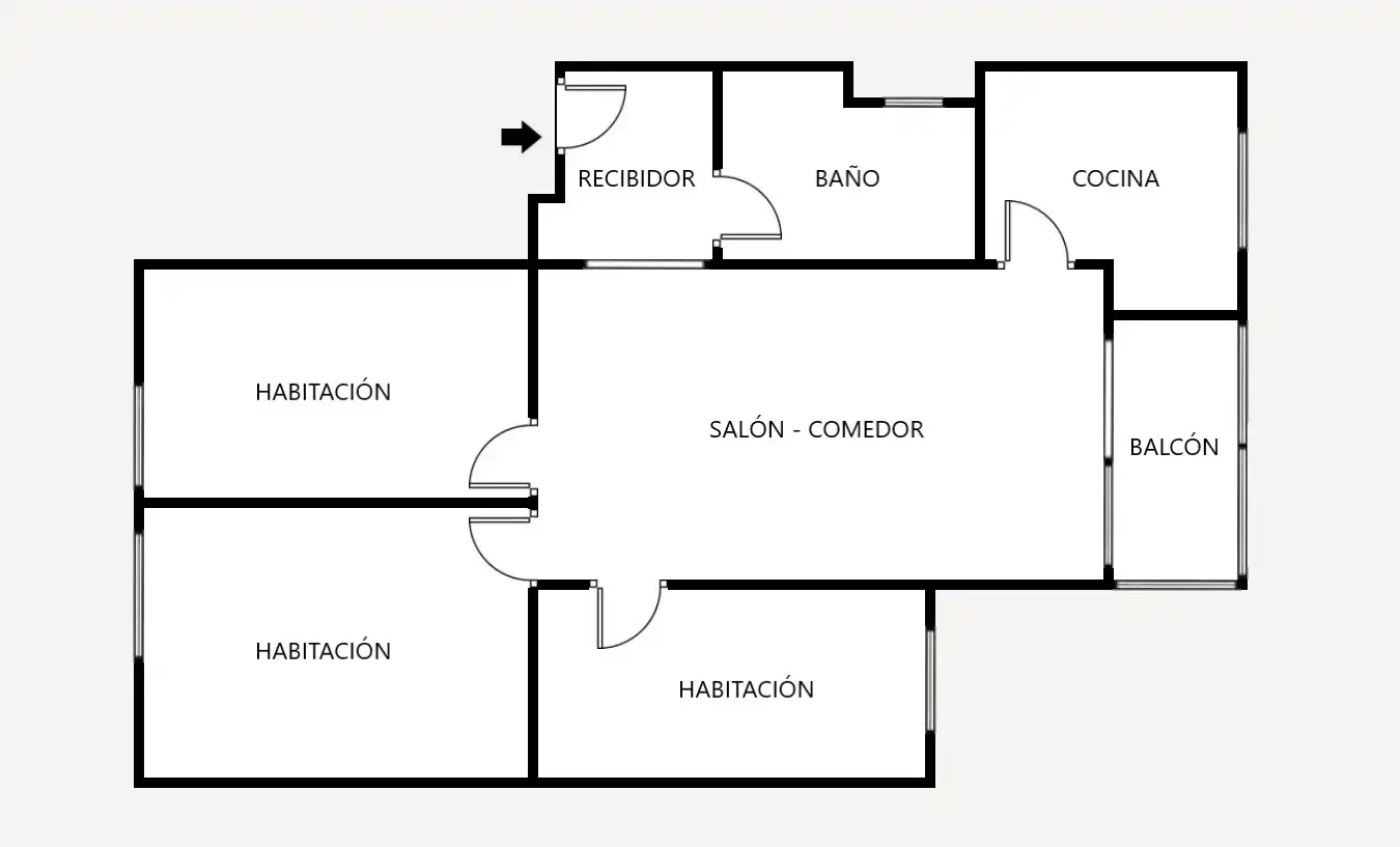 Piso en venta en Barcelona con Balcón