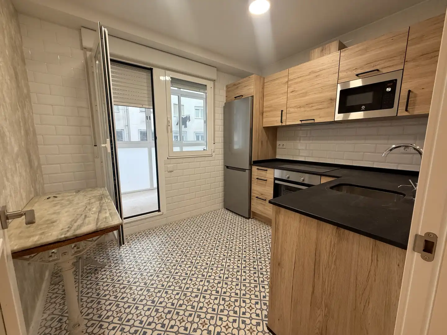Cocina de Apartamento de alquiler en León Capital  con Calefacción, Parquet y Terraza