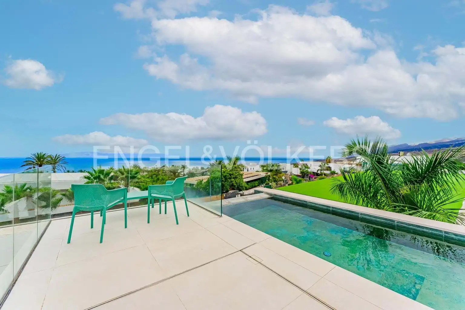 Exterior view of Houses for sale in Guía de Isora  with Air Conditioner, Terrace and Swimming Pool