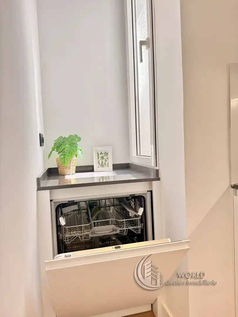 Kitchen of Flat for sale in Madrid  with Air Conditioner, Heating and Furnished