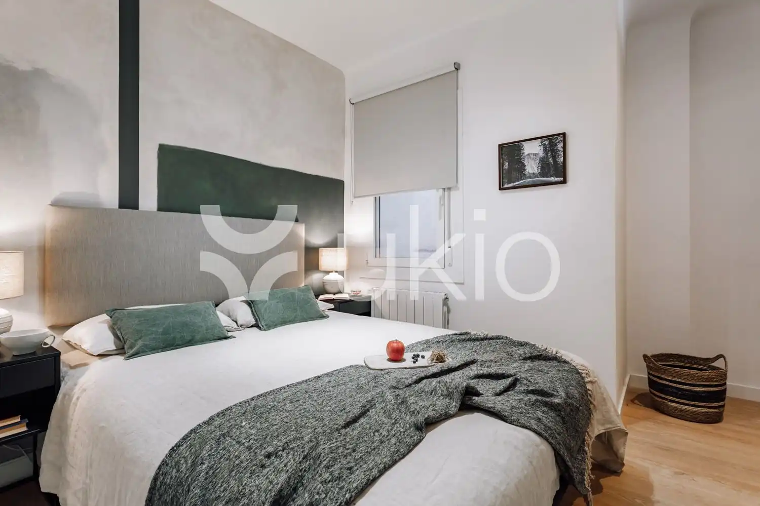 Habitación de Apartamento de alquiler en Barcelona con Aire acondicionado, Calefacción y Amueblado