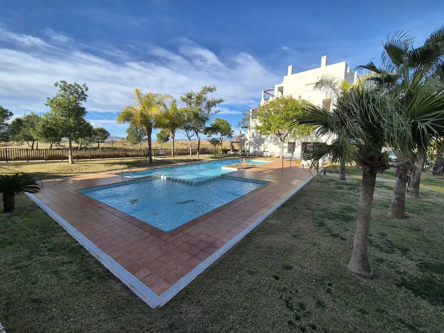 Piscina de Apartamento en venta en Alhama de Murcia con Aire acondicionado, Amueblado y Piscina comunitaria