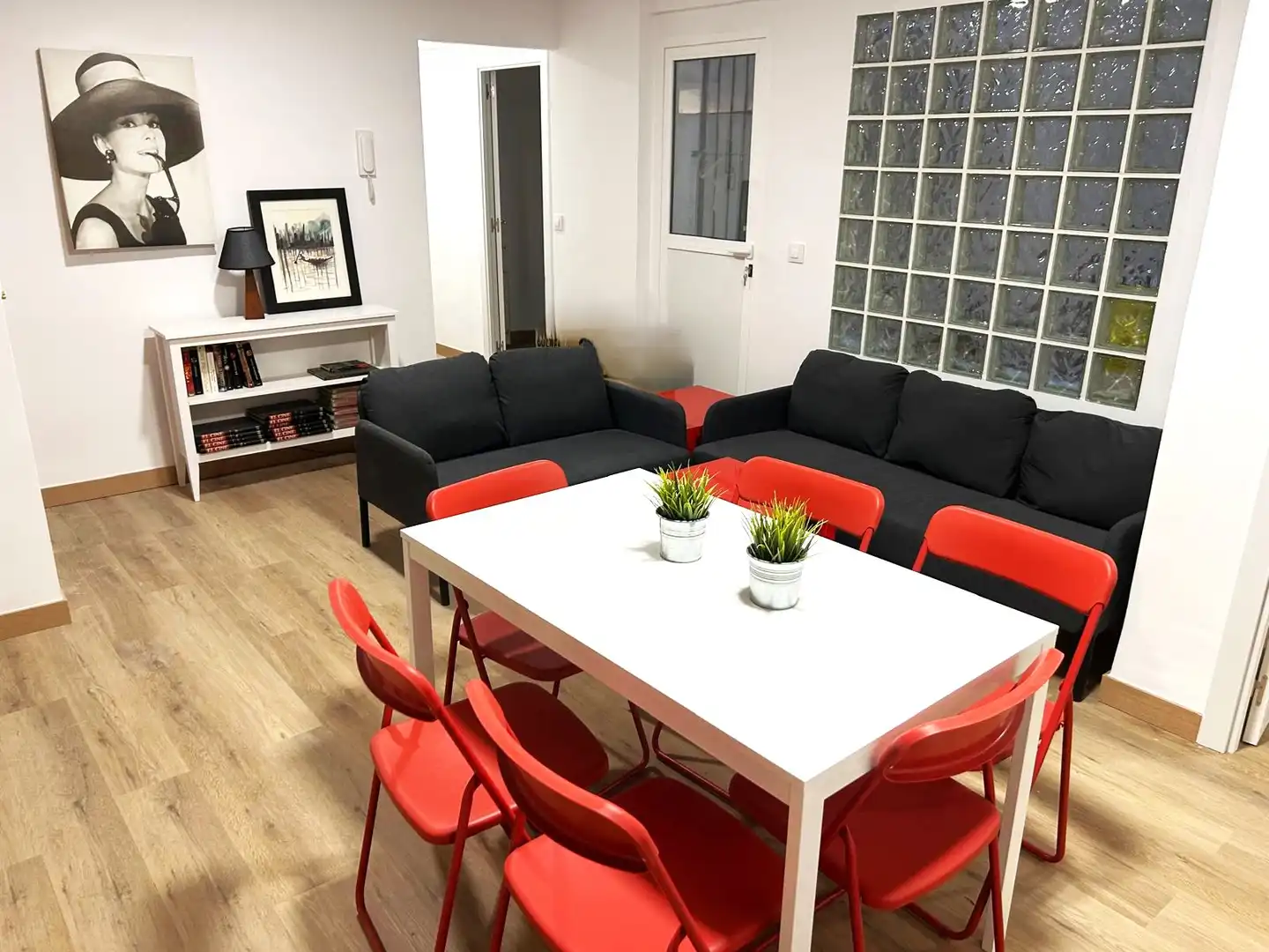 Sala d'estar de Pis de lloguer en Murcia amb Moblat, Forn i Rentadora