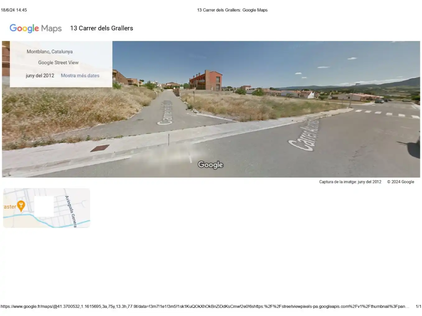 Terreny residencial en venda a Carrer Abad Madolell 37, imagen 2