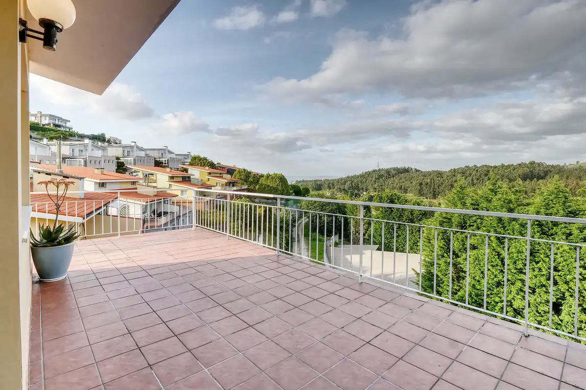 Terraza de Casa adosada en venta en A Coruña Capital  con Calefacción, Jardín privado y Parquet