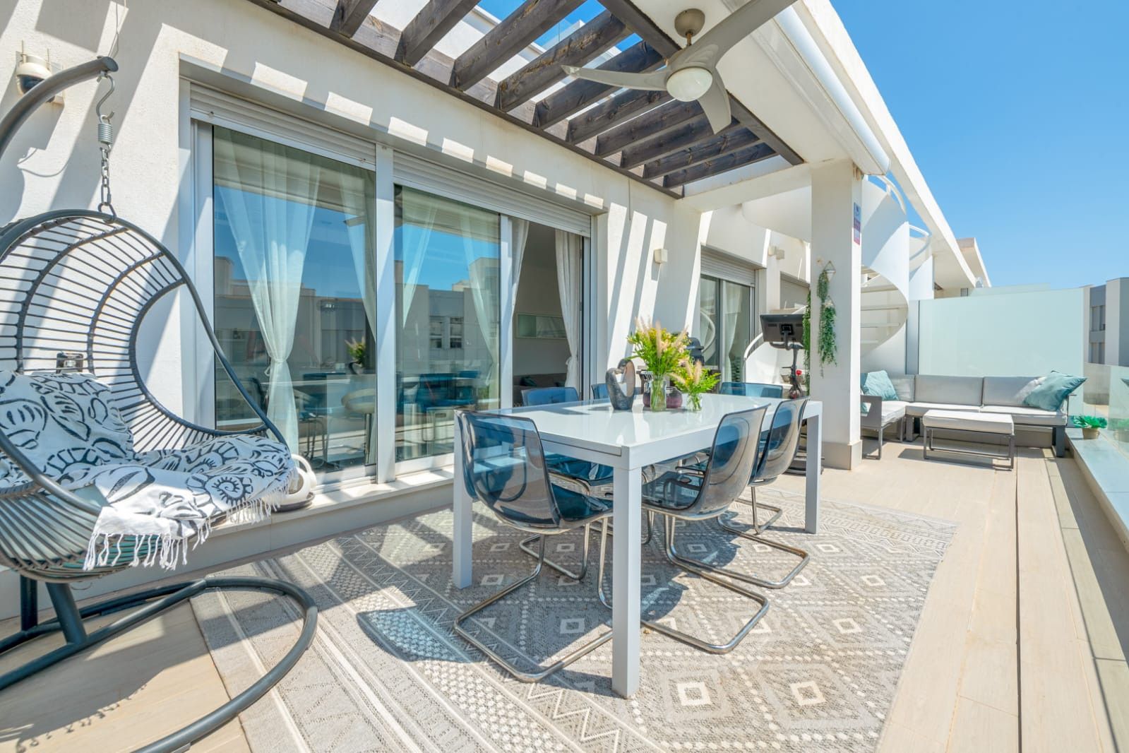 Terrace of Attic to rent in Estepona  with Air Conditioner, Heating and Terrace