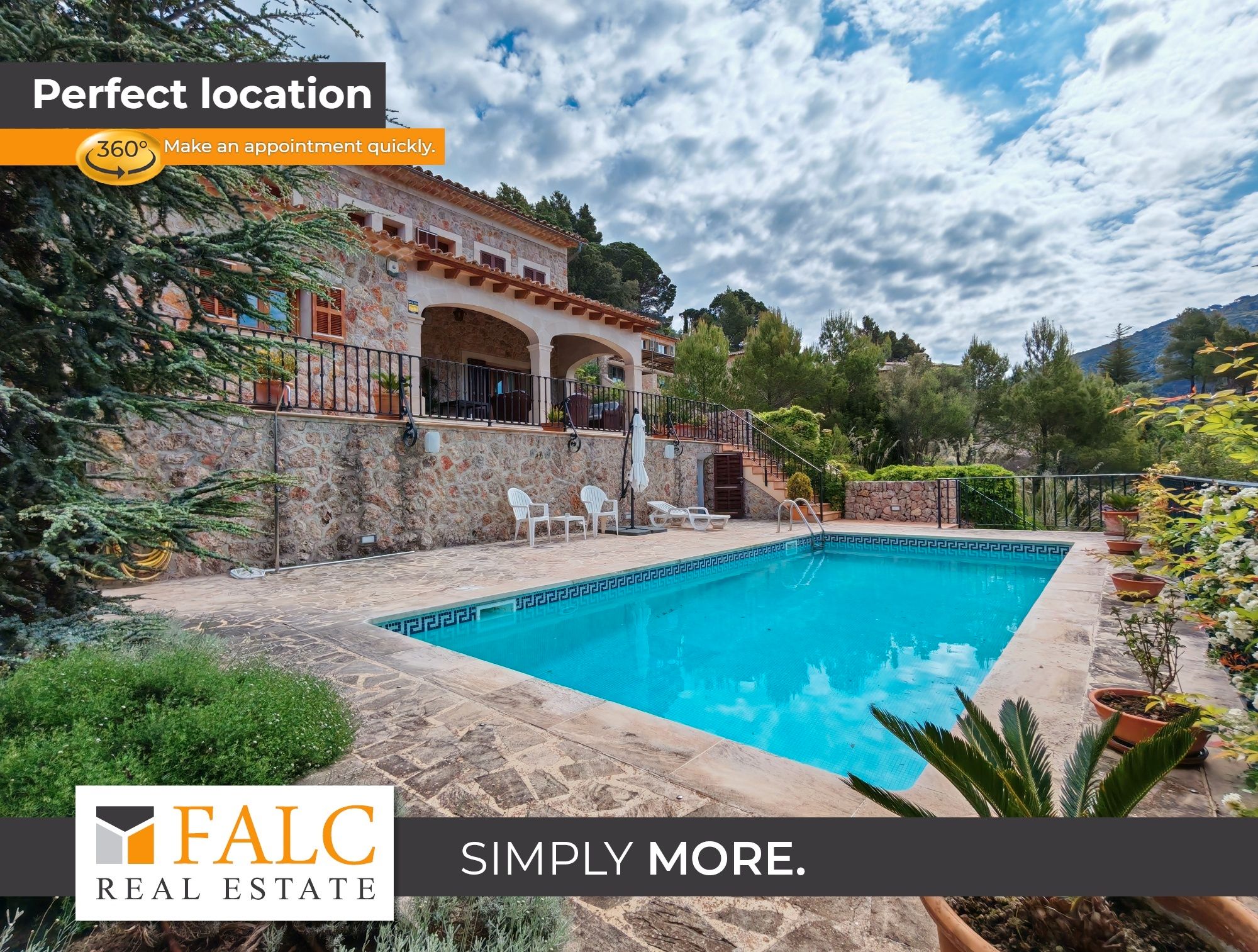 Swimming pool of House or chalet for sale in Valldemossa  with Private garden