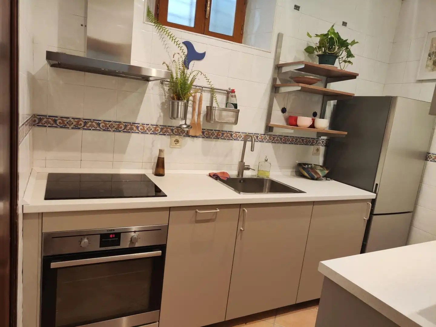 Cuina de Casa o xalet de lloguer en Granada amb Calefacció, Terrassa i Moblat