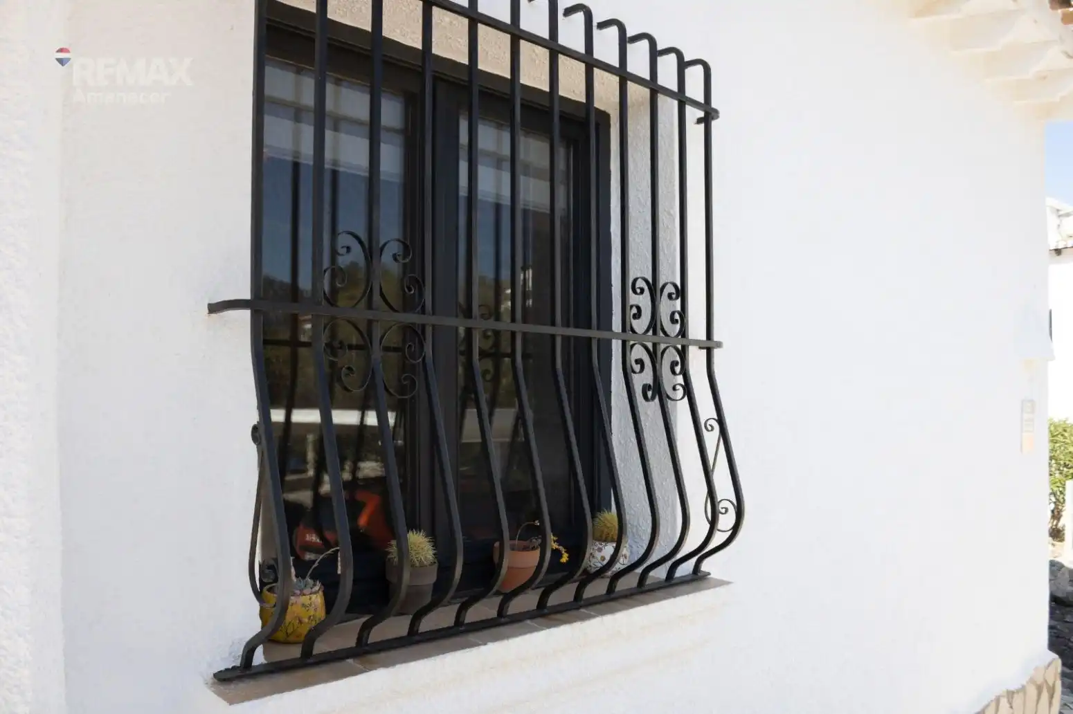 Balcony of Houses for sale in El Ràfol d'Almúnia  with Air Conditioner, Private garden and Terrace