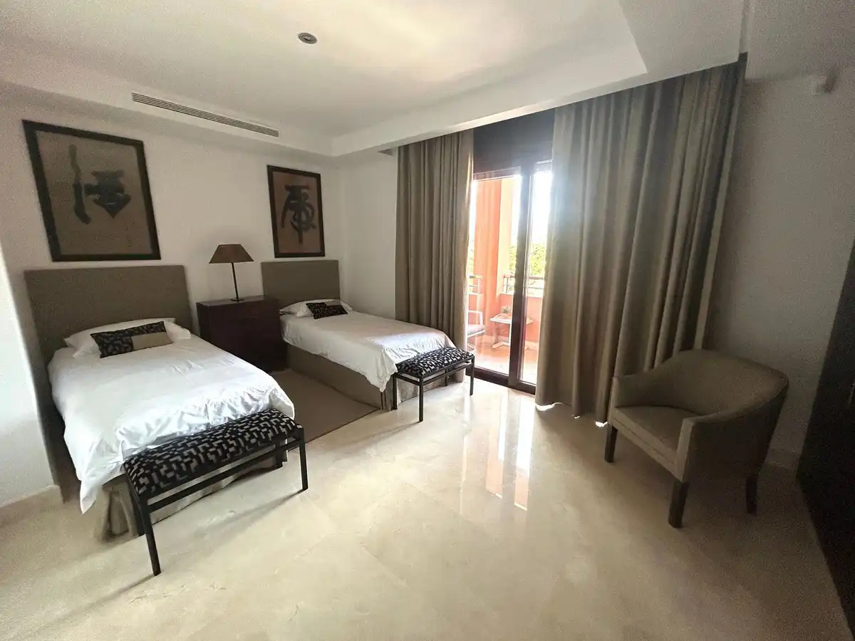 Bedroom of Duplexes for rent in Marbella  with Air Conditioner, Terrace and Furnished