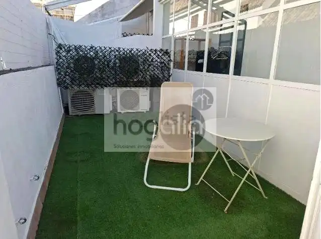 Terraza de Estudio de alquiler en Sevilla con Aire acondicionado, Terraza y Amueblado