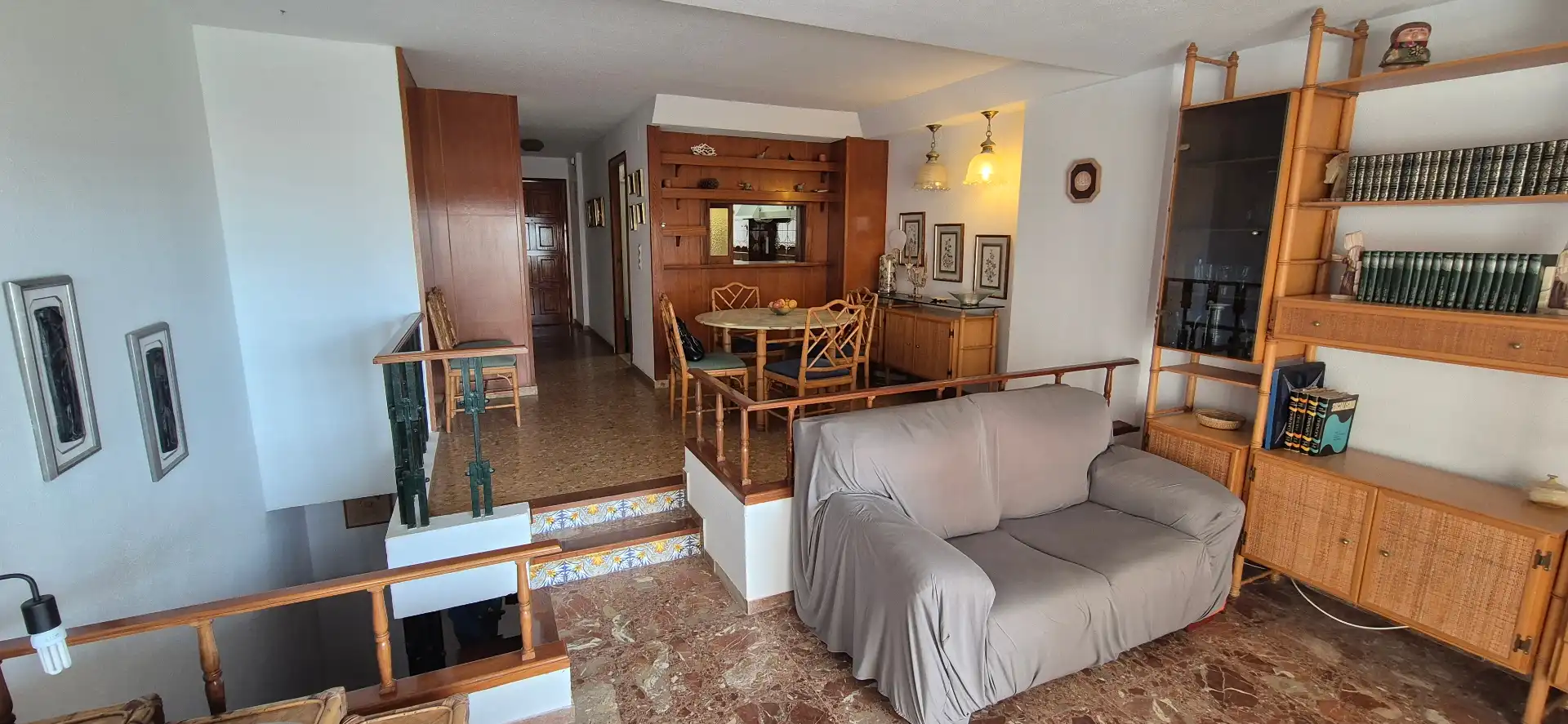 Sala d'estar de Dúplex en venda en Gandia amb Terrassa, Traster i Moblat