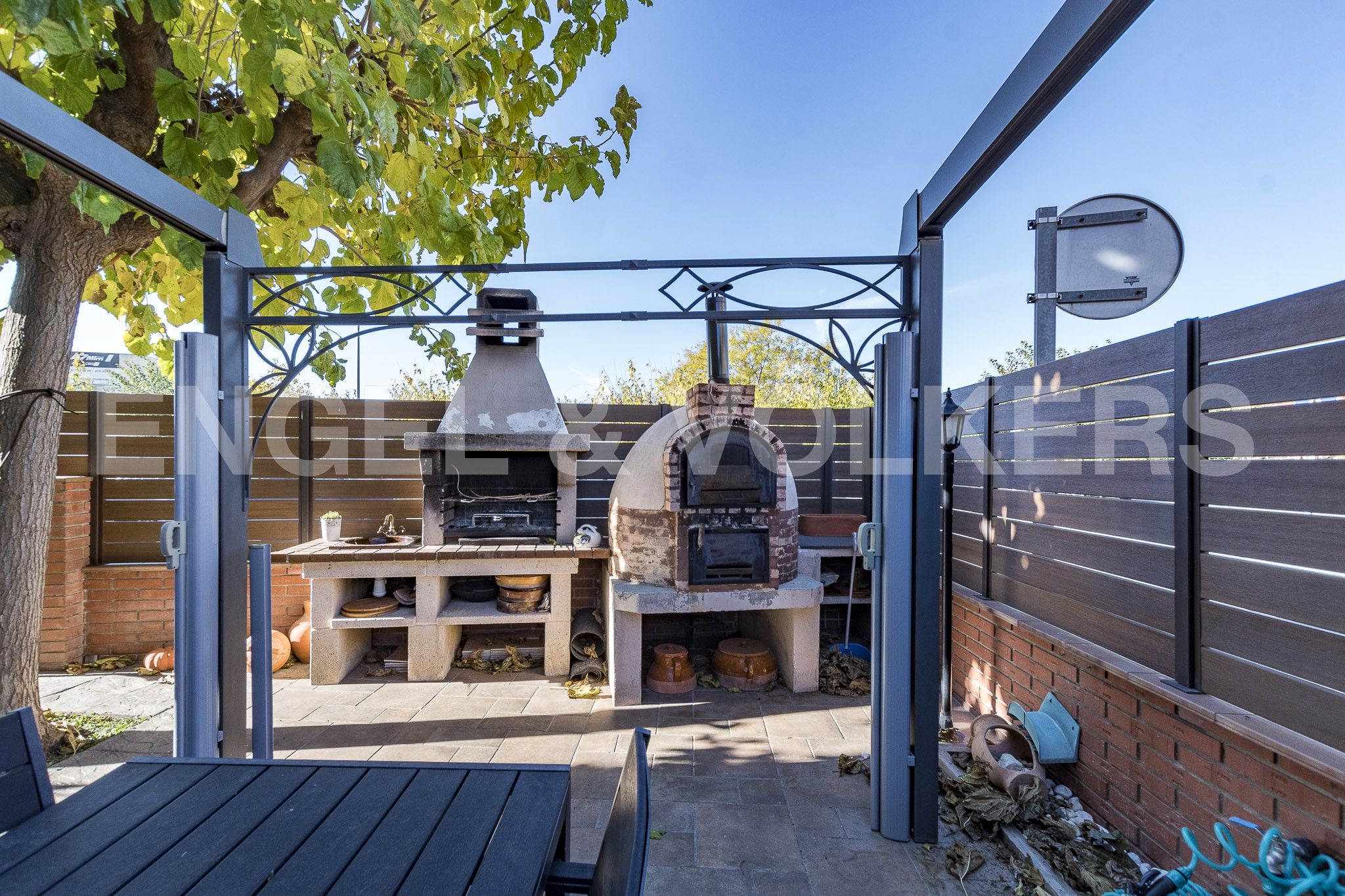 Terrace of Single-family semi-detached for sale in La Garriga  with Air Conditioner, Heating and Parquet flooring