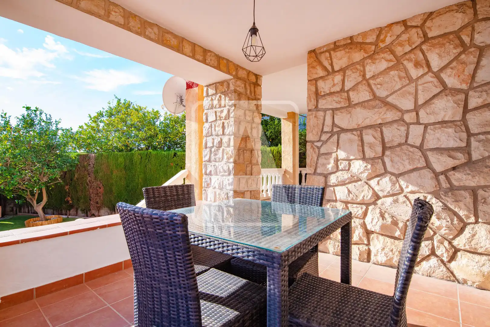 Terrassa de Casa o xalet en venda en Calpe / Calp amb Aire condicionat, Calefacció i Jardí privat