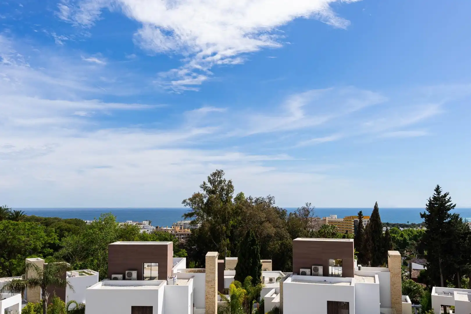 Vista exterior de Casa o chalet en venta en Marbella con Aire acondicionado, Jardín privado y Terraza