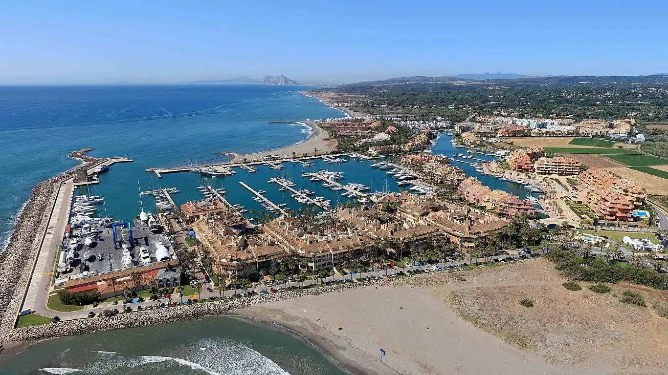 Exterior view of Apartments for sale in Manilva  with Air Conditioner, Heating and Terrace