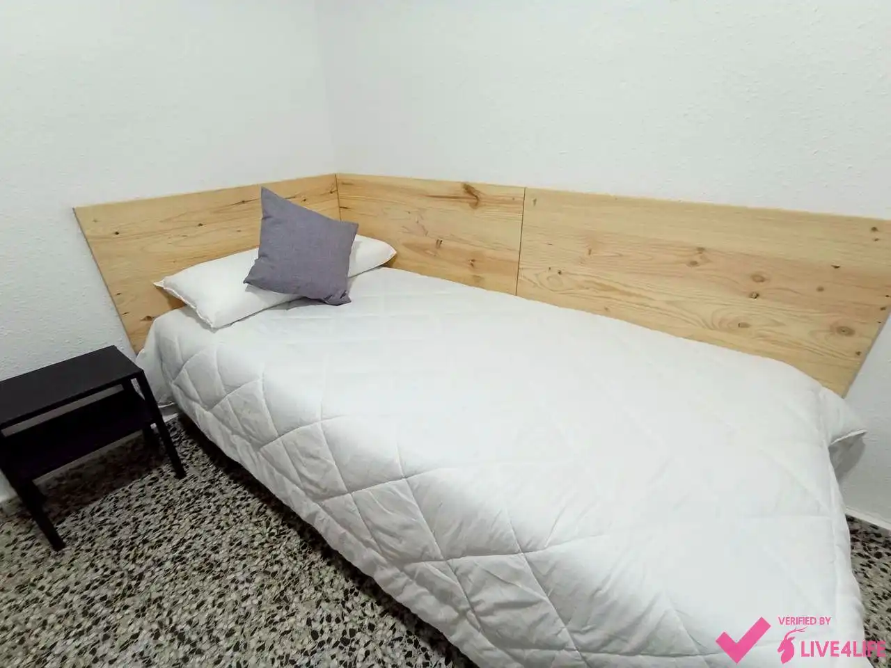 Schlafzimmer von Wohnung zur Miete in Valencia mit Terrasse und Möbliert