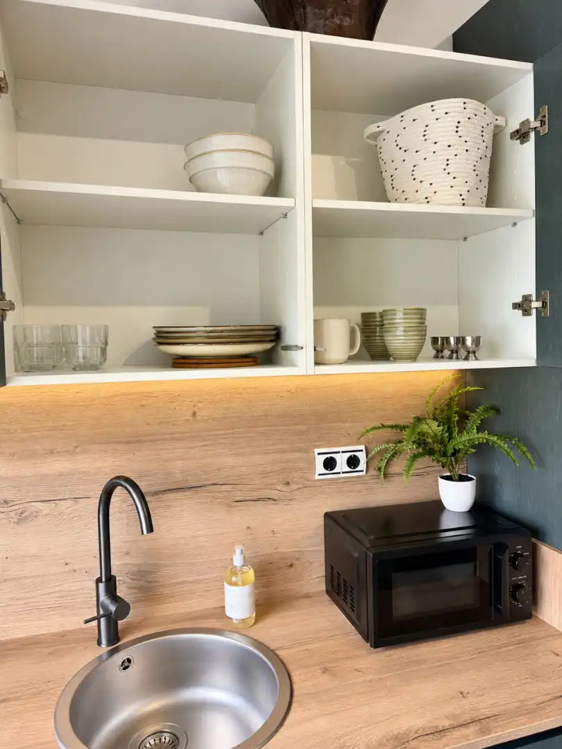Kitchen of Study for share in Sevilla  with Air Conditioner, Heating and Terrace