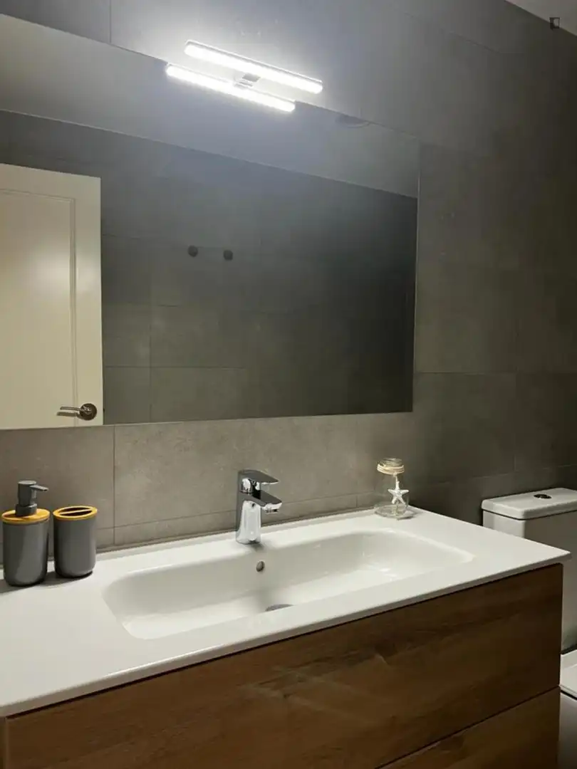 Baño de Apartamento de alquiler en Vigo  con Calefacción, Amueblado y Horno