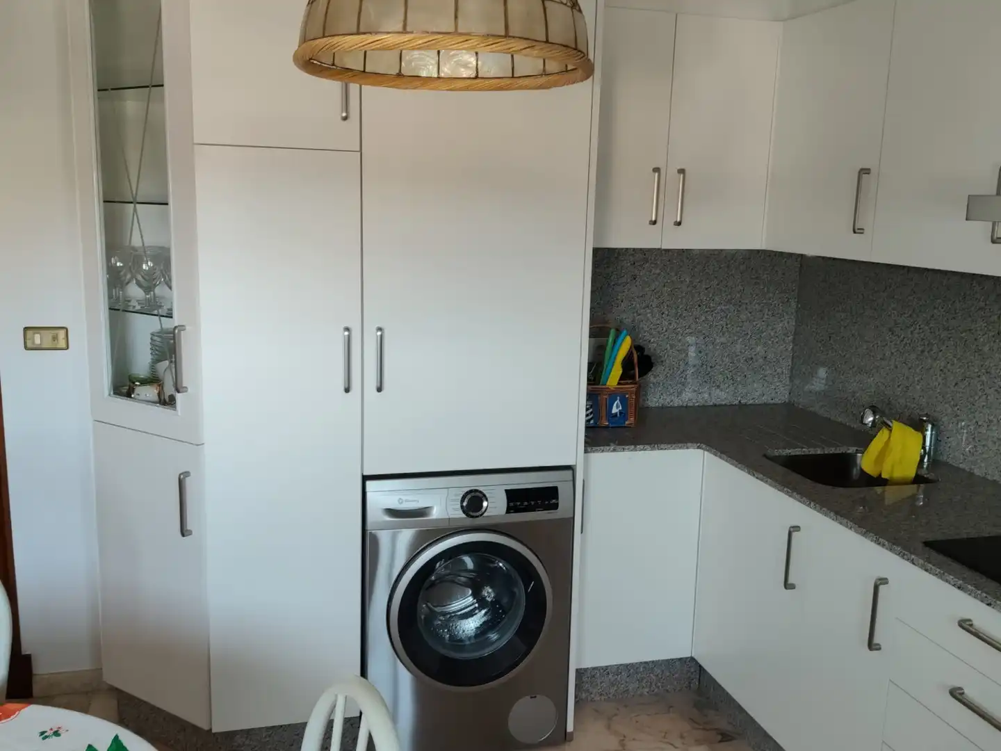Kitchen of Attic for rent in Ribeira  with Heating, Private garden and Parquet flooring