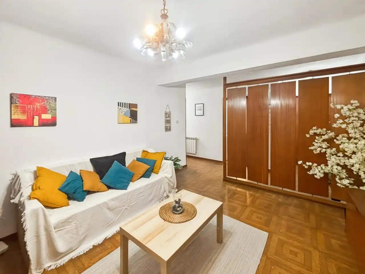 Sala de estar de Planta baja en venta en Madrid con Aire acondicionado, Calefacción y Parquet
