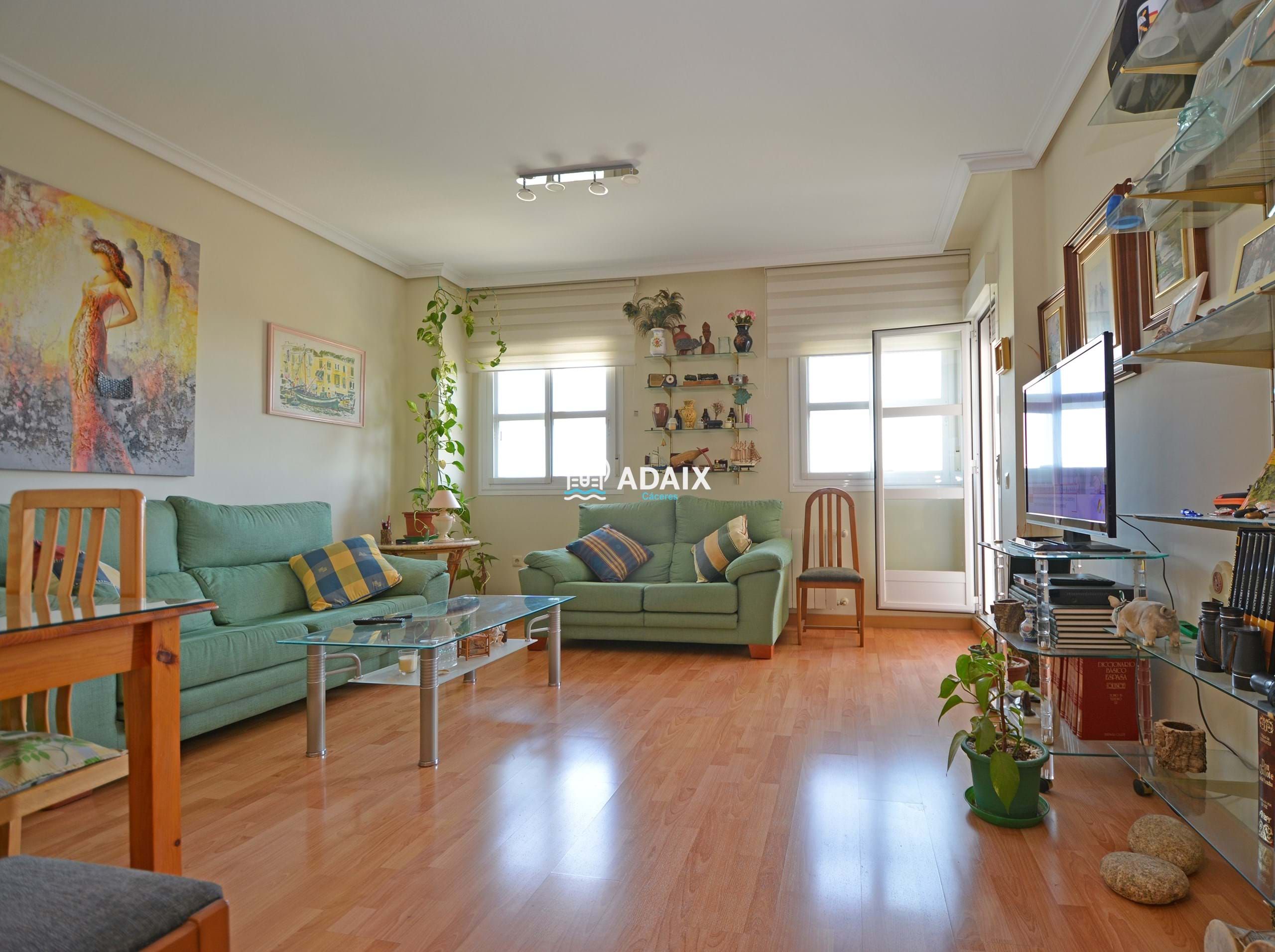 Sala d'estar de Pis en venda en Cáceres Capital amb Calefacció, Terrassa i Traster