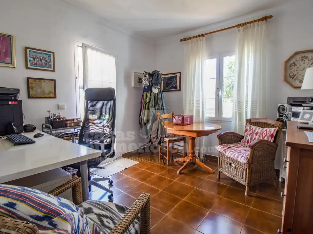Comedor de Finca rústica en venta en Es Castell con Aire acondicionado, Jardín privado y Piscina