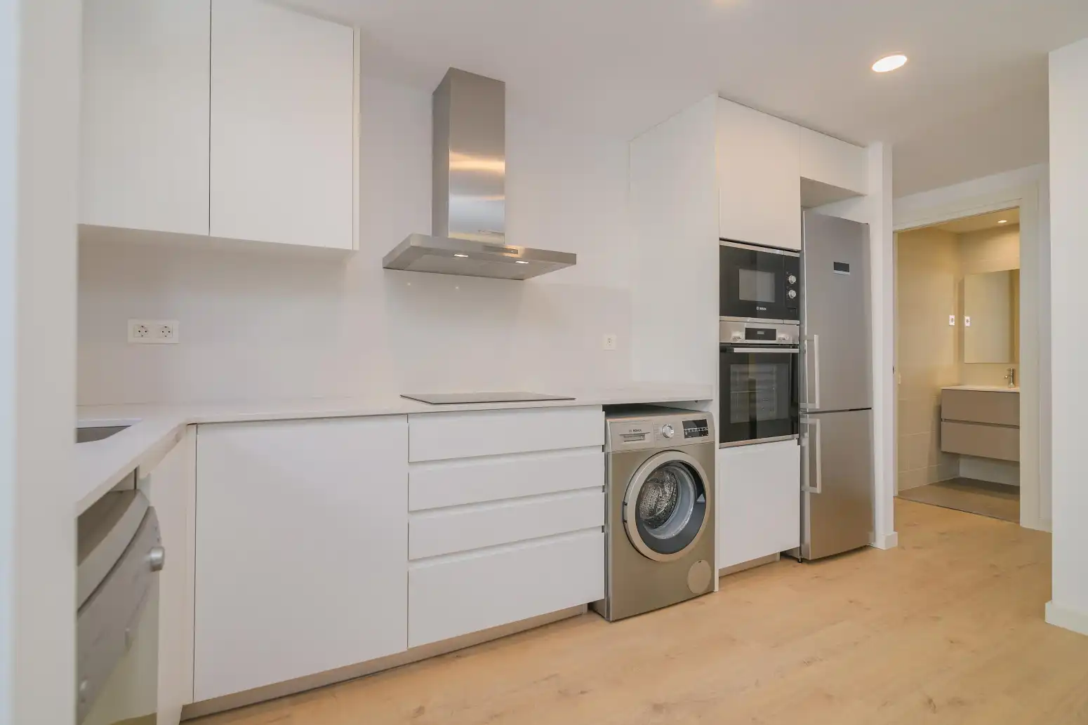 Kitchen of Flat for sale in Sant Boi de Llobregat  with Air Conditioner, Heating and Balcony