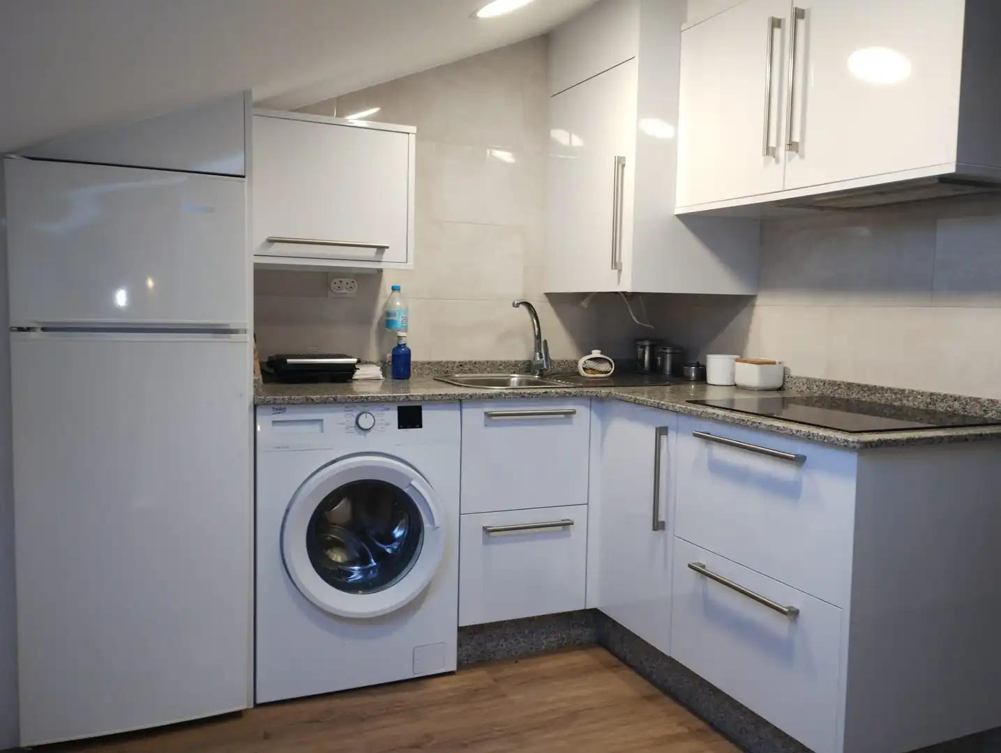 Cocina de Ático de alquiler en Valdoviño con Jardín privado, Terraza y Amueblado