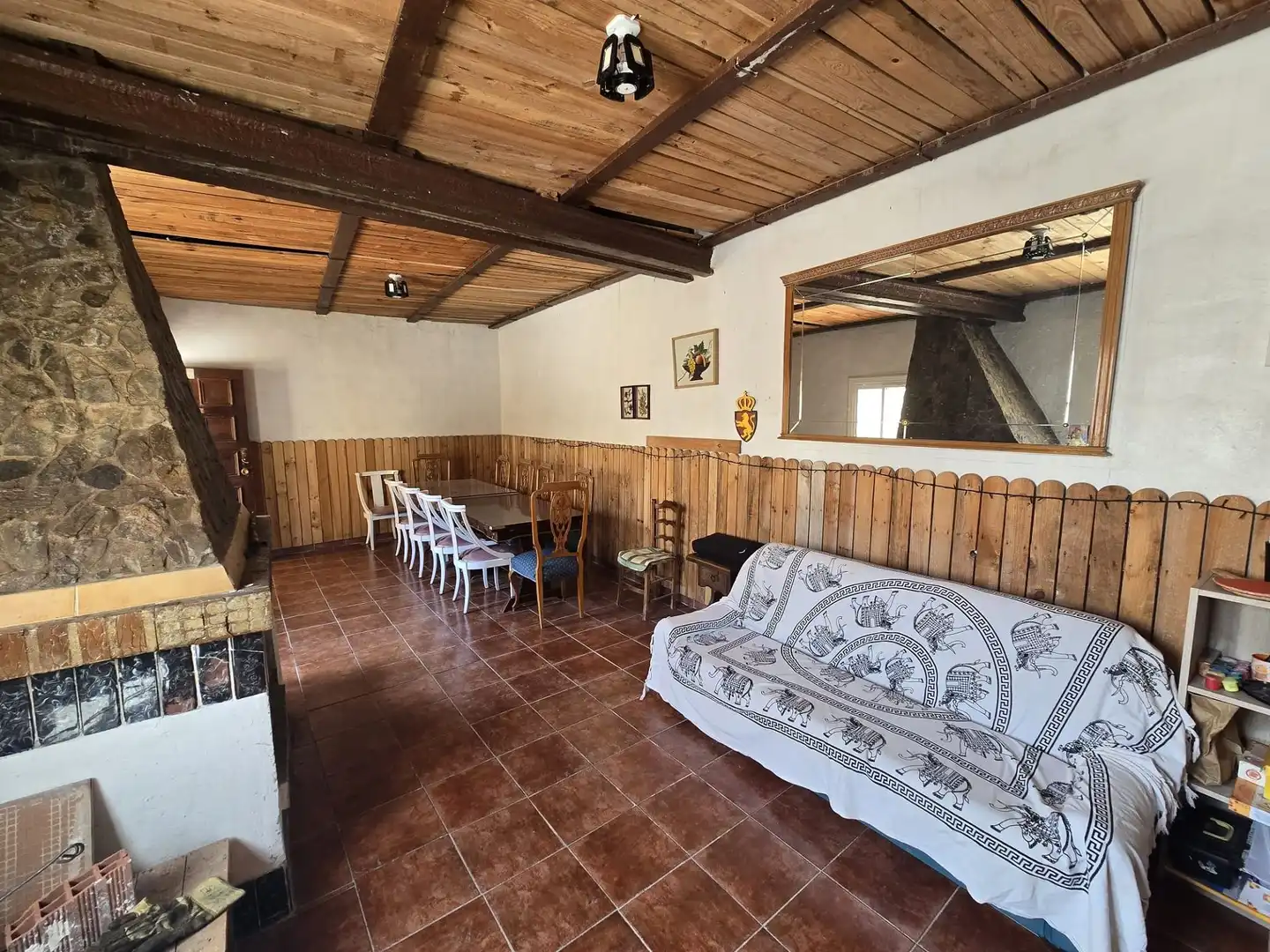 Sala de estar de Casa adosada en venta en Sax