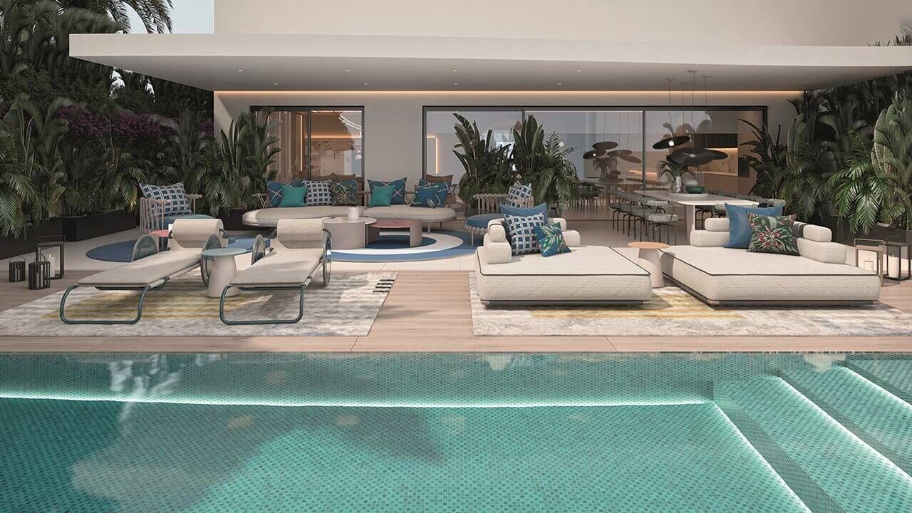 Terrace of House or chalet for sale in Marbella  with Air Conditioner, Private garden and Terrace