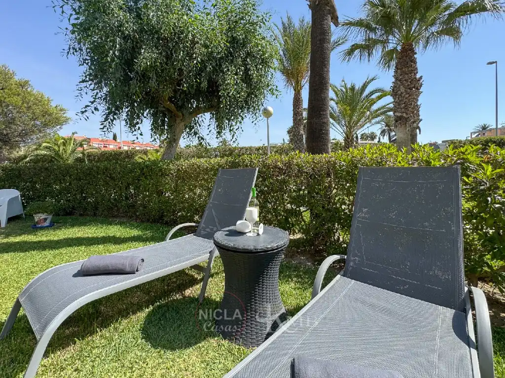 Terraza de Apartamento en venta en Vera con Aire acondicionado, Jardín privado y Terraza