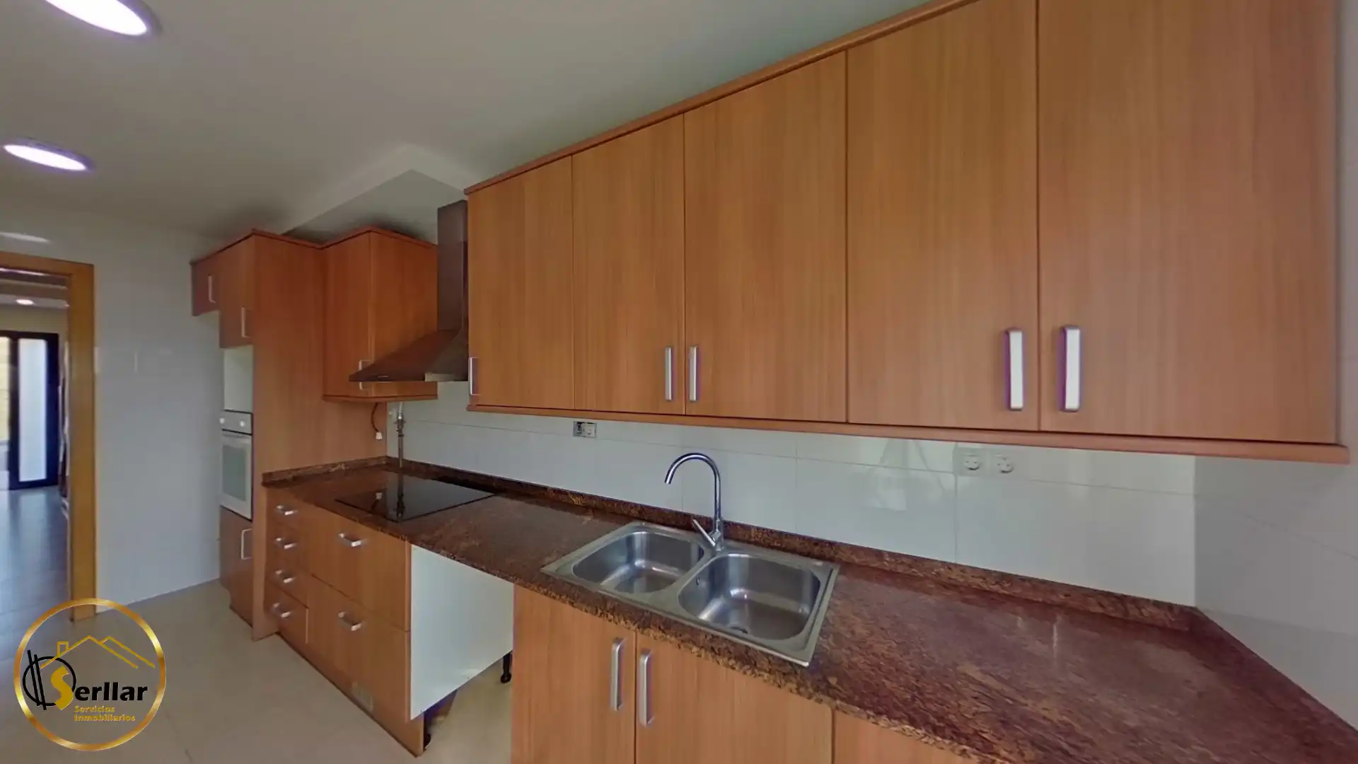 Cocina de Casa adosada en venta en Banyeres del Penedès con Calefacción, Jardín privado y Terraza