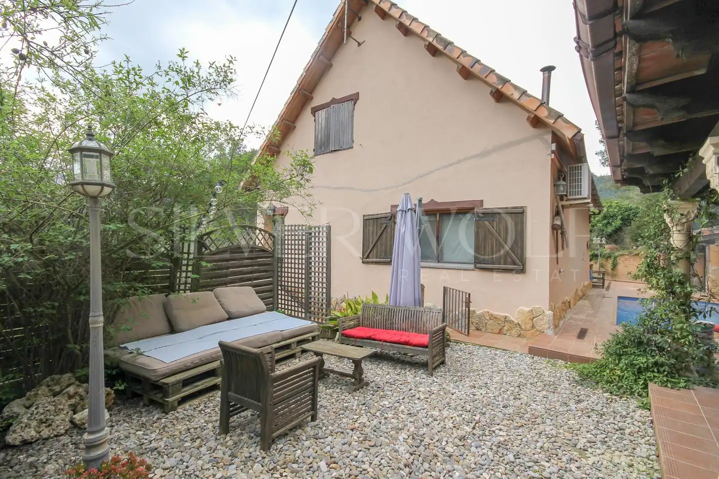 Terraza de Casa o chalet en venta en Vallirana con Aire acondicionado, Calefacción y Jardín privado