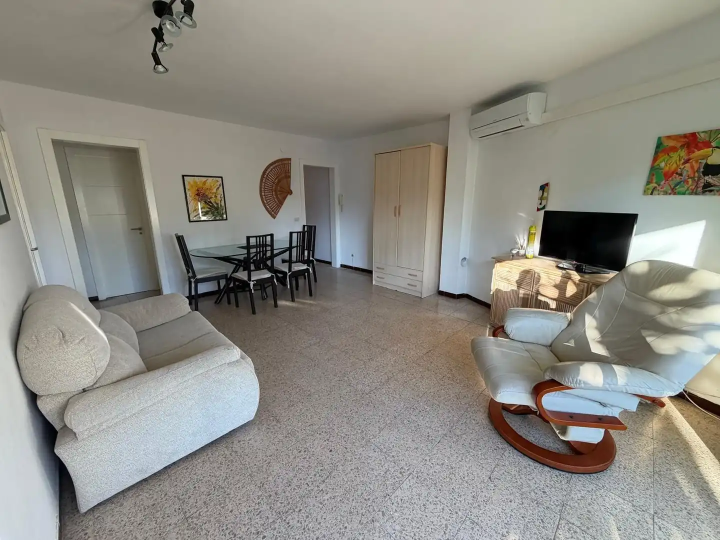 Living room of Apartments for sale in Roses  with Air Conditioner, Heating and Terrace