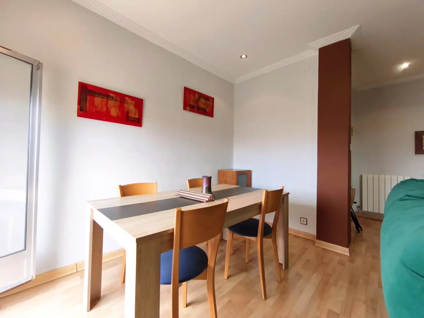 Esszimmer von Wohnung zum Verkauf in  Logroño mit Heizung, Parkett und Möbliert