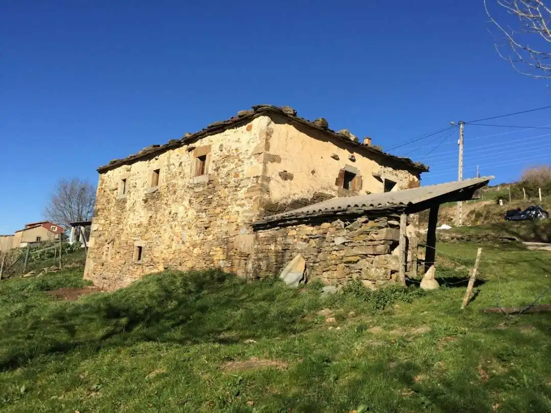 Vista exterior de Casa o xalet en venda en Tineo amb Jardí privat i Traster